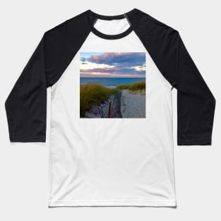 Pastel October sky over the bay Baseball T-Shirt